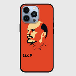 Чехол для iPhone 13 Pro СССР Ленин жив, цвет: 3D-черный