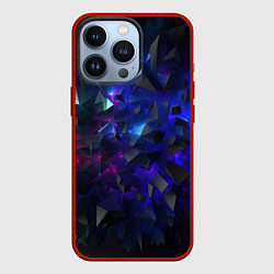 Чехол для iPhone 13 Pro Обломки камней, цвет: 3D-красный