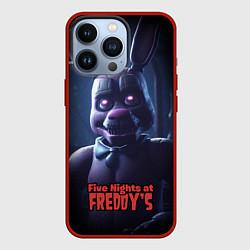 Чехол для iPhone 13 Pro Five Nights at Freddys Bonnie, цвет: 3D-красный