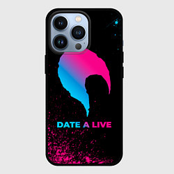 Чехол для iPhone 13 Pro Date A Live - neon gradient, цвет: 3D-черный