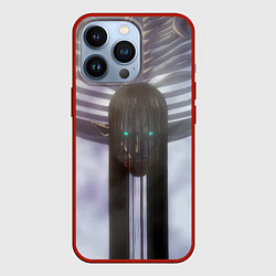 Чехол для iPhone 13 Pro Атака Титанов Eren Yaeger, цвет: 3D-красный