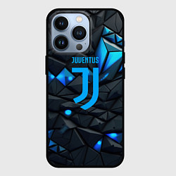 Чехол для iPhone 13 Pro Blue logo Juventus, цвет: 3D-черный