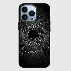 Чехол для iPhone 13 Pro Абстракция черная дыра, цвет: 3D-черный