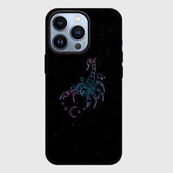 Чехол для iPhone 13 Pro Знак зодиака скорпион - космос, цвет: 3D-черный
