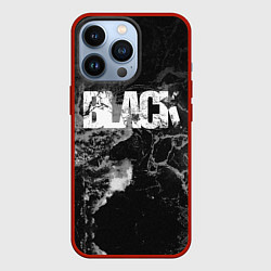 Чехол для iPhone 13 Pro Black - abstract, цвет: 3D-красный