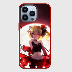 Чехол для iPhone 13 Pro Touhou Project Фландр Скарлет, цвет: 3D-красный