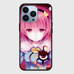 Чехол для iPhone 13 Pro Touhou Project Сатори Комейдзи, цвет: 3D-черный