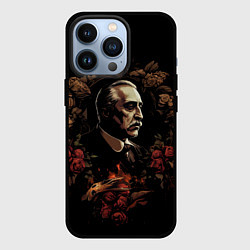 Чехол для iPhone 13 Pro Портрет Дон Вито Корлеоне, цвет: 3D-черный