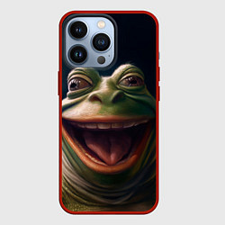Чехол для iPhone 13 Pro Пепе в нирване, цвет: 3D-красный