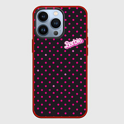 Чехол для iPhone 13 Pro Барби горошек, цвет: 3D-красный