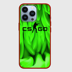 Чехол для iPhone 13 Pro CSGO2 counter stike, цвет: 3D-красный