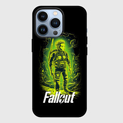 Чехол для iPhone 13 Pro Fallout game poster style, цвет: 3D-черный
