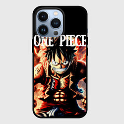 Чехол для iPhone 13 Pro Злой Луффи из One Piece, цвет: 3D-черный