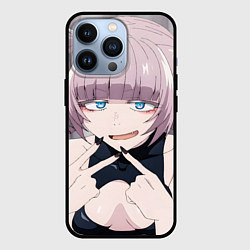 Чехол для iPhone 13 Pro Yofukashi no Uta Надзуна Нанакуса, цвет: 3D-черный