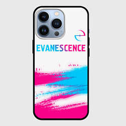 Чехол iPhone 13 Pro Evanescence neon gradient style: символ сверху