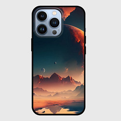 Чехол для iPhone 13 Pro Планета в далеком космосе, цвет: 3D-черный