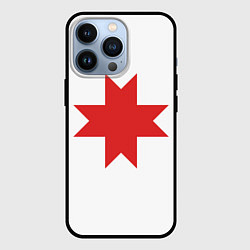 Чехол для iPhone 13 Pro Флаг Удмуртии, цвет: 3D-черный