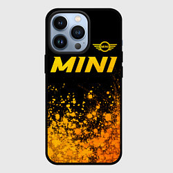 Чехол iPhone 13 Pro Mini - gold gradient посередине