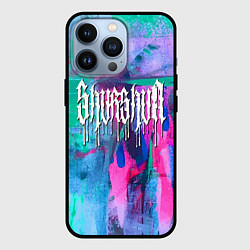 Чехол для iPhone 13 Pro Shurshun - tie-dye, цвет: 3D-черный