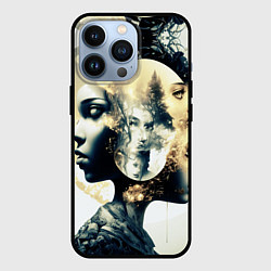 Чехол для iPhone 13 Pro Игра разума в стиле абстрактный экспрессионизм, цвет: 3D-черный
