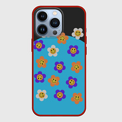 Чехол iPhone 13 Pro Ромашковое поле улыбок