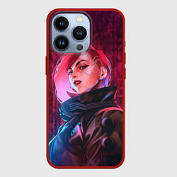 Чехол для iPhone 13 Pro Cyberpunk 2077 Phantom Liberty, цвет: 3D-красный
