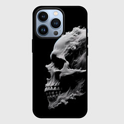 Чехол для iPhone 13 Pro Дымный череп, цвет: 3D-черный