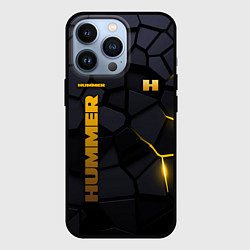 Чехол iPhone 13 Pro Hummer - плиты с эффектом свечения