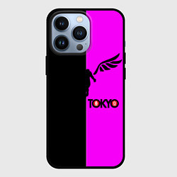 Чехол для iPhone 13 Pro Токийские мстители черно-розовый, цвет: 3D-черный