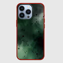 Чехол для iPhone 13 Pro Акварелика, цвет: 3D-красный