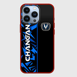 Чехол для iPhone 13 Pro Changan - blue uniform, цвет: 3D-красный