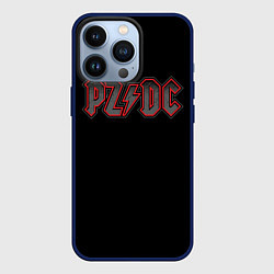 Чехол для iPhone 13 Pro PZDC - ACDC, цвет: 3D-тёмно-синий