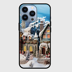 Чехол для iPhone 13 Pro Северное сияние торжества, цвет: 3D-черный
