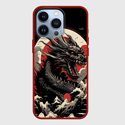 Чехол для iPhone 13 Pro Дракон вечности символ года, цвет: 3D-красный