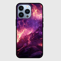 Чехол для iPhone 13 Pro Абстрактные вибрации в пространстве, цвет: 3D-черный