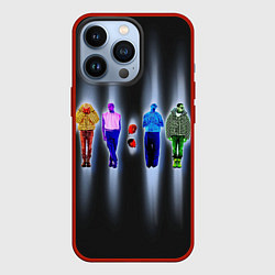 Чехол для iPhone 13 Pro Крис Браун 11:11, цвет: 3D-красный