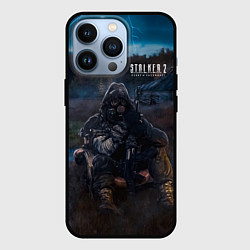 Чехол для iPhone 13 Pro STALKER 2 на привале, цвет: 3D-черный