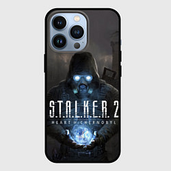 Чехол для iPhone 13 Pro STALKER 2 одиночка с артефактом, цвет: 3D-черный