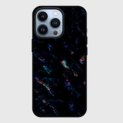 Чехол для iPhone 13 Pro Лазурные сапфиры, цвет: 3D-черный
