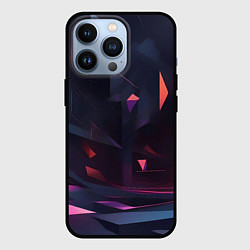 Чехол для iPhone 13 Pro Абстрактный вихрь, цвет: 3D-черный
