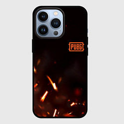 Чехол для iPhone 13 Pro PUBG fire war, цвет: 3D-черный