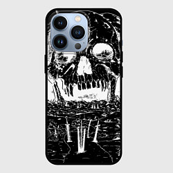 Чехол для iPhone 13 Pro Череп черного клевера, цвет: 3D-черный