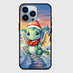 Чехол для iPhone 13 Pro Милый маленький дракон новогодний 2024 года нового, цвет: 3D-черный