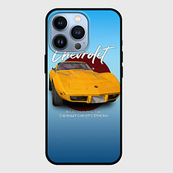 Чехол iPhone 13 Pro Американский маслкар Chevrolet Corvette