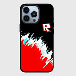 Чехол для iPhone 13 Pro Roblox краски текстура, цвет: 3D-черный