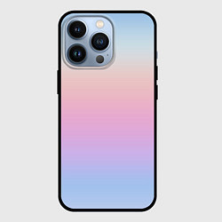 Чехол для iPhone 13 Pro Легкий голографический градиент, цвет: 3D-черный