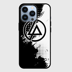 Чехол для iPhone 13 Pro Linkin park - черно-белая абстракция, цвет: 3D-черный