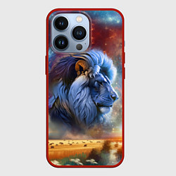 Чехол для iPhone 13 Pro Небесный лев, цвет: 3D-красный