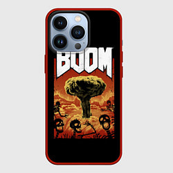 Чехол для iPhone 13 Pro Boom - Doom, цвет: 3D-красный