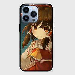 Чехол для iPhone 13 Pro Touhou Project Рейму fight, цвет: 3D-черный